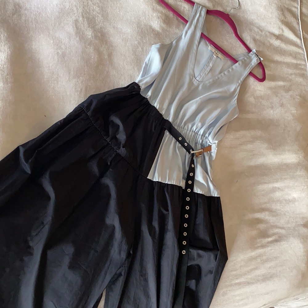 Tibi Black and Gray Jumpsuit
